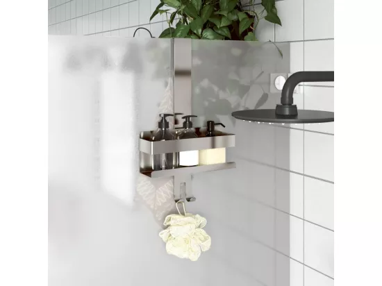 Support de douche suspendu acier inoxydable 304 brossé