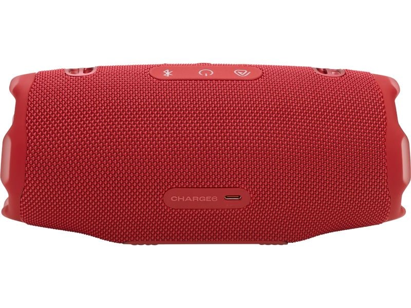 JBL Bluetooth Speaker Charge 6 Rot Tragbarer wasserdichter und stossfester Bluetooth-Lautsprecher