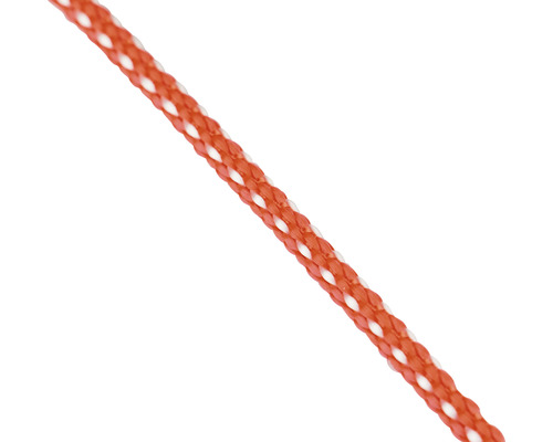 Touw Paraloc Mamutec polypropyleen rood/wit Ø 4 mm, 20 m