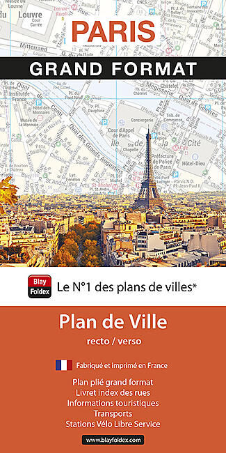 BLAY FOLDEX - PLAN DE PARIS GRAND FORMAT