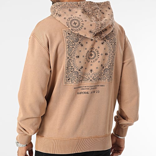 Sweat Capuche Rohan Marron Bandana