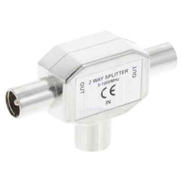 Q-Link coax splitter tv 1 female/2 male