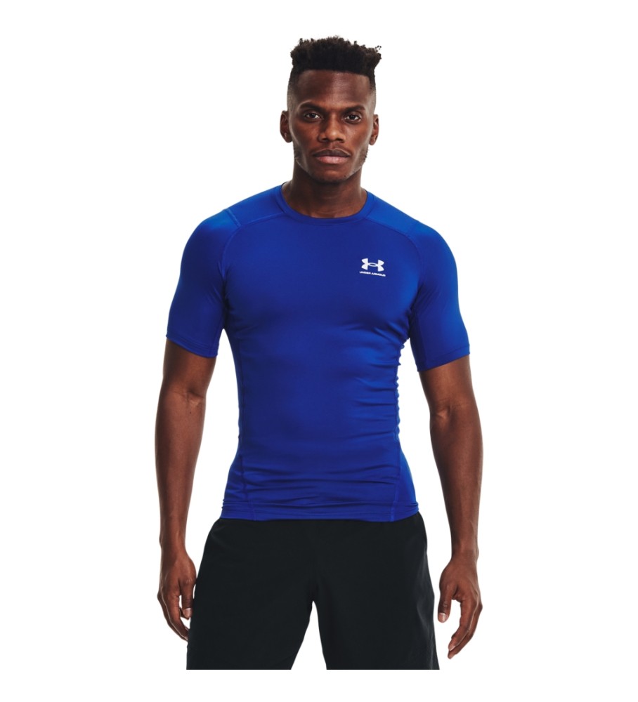 Camiseta de manga curta Under Armour HeatGear Armour, azul