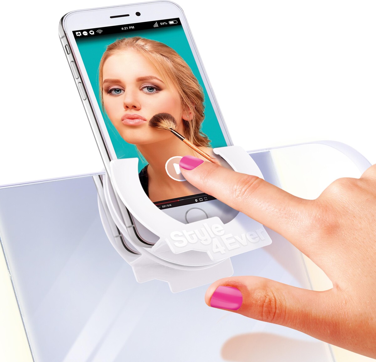 Style 4 Ever - Led Make Up Case Med Lys - Makeup Sæt Til Børn