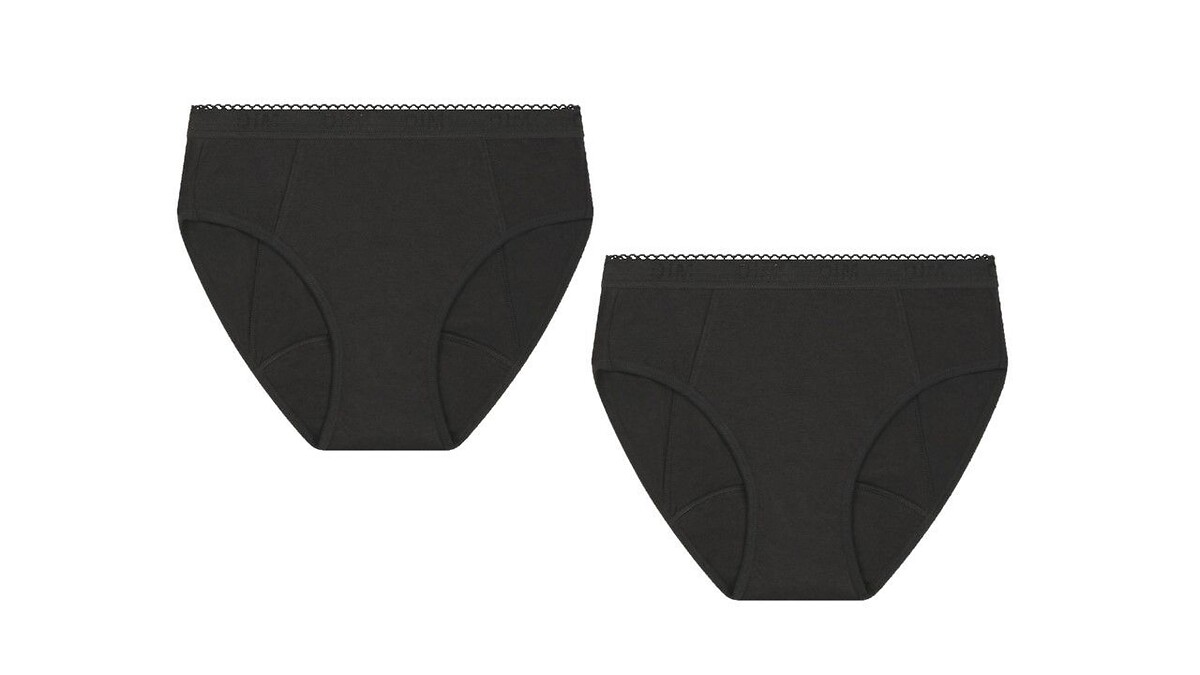 DIM<br>Conjunto de 2 absorventes menstruais, fluxo intenso, tamanho júnior