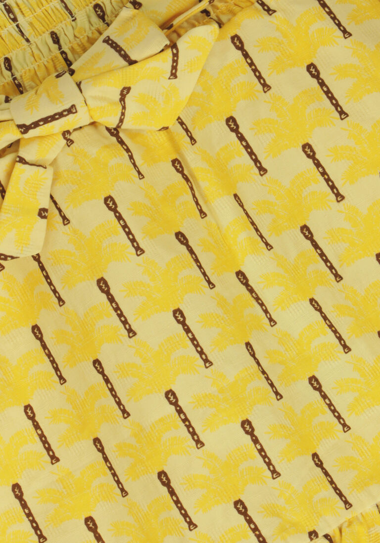 LIKE FLO gele like flo minirok aop woven skirt with belt