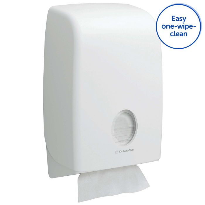 Dispenser Kimberly Clark 6945 Aquarius Handdoek Dispenser wit (6945)