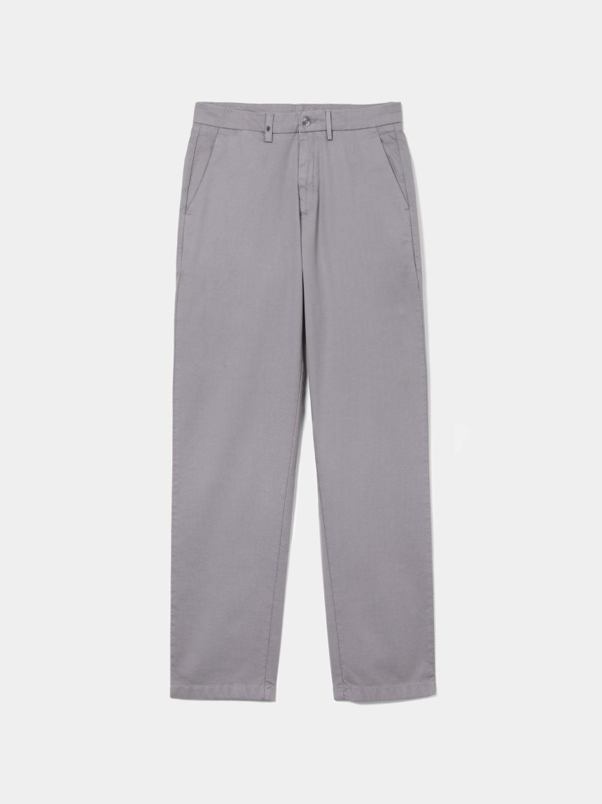Calças chino em algodão