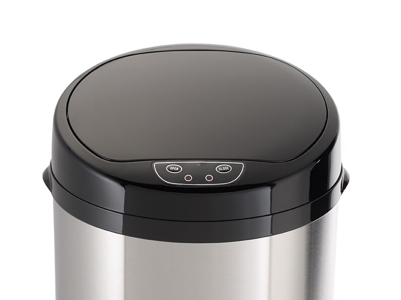 Echtwerk Badabfalleimer 9L mit Sensor-INOX BRUSHED