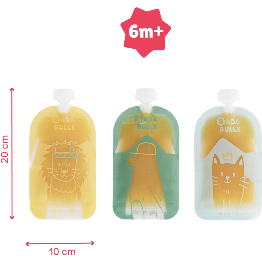 badabulle Quetschbeutel 15er Pack