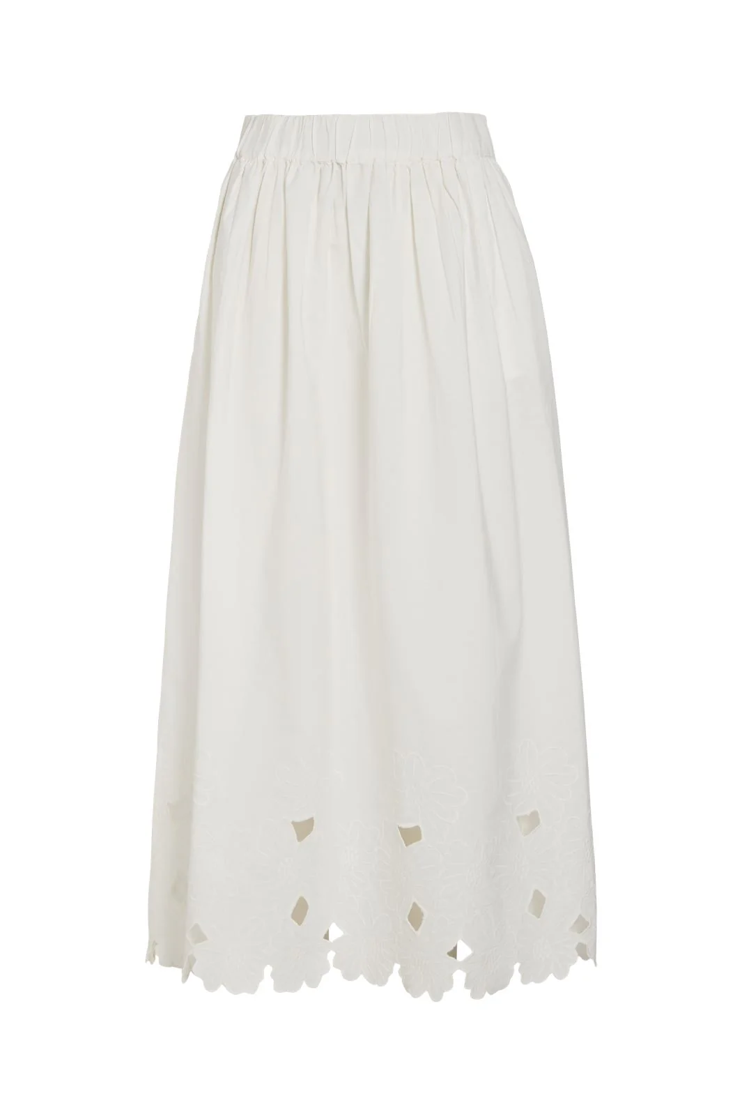 Vila Vidolla Embroidery Maxi Skirt #4