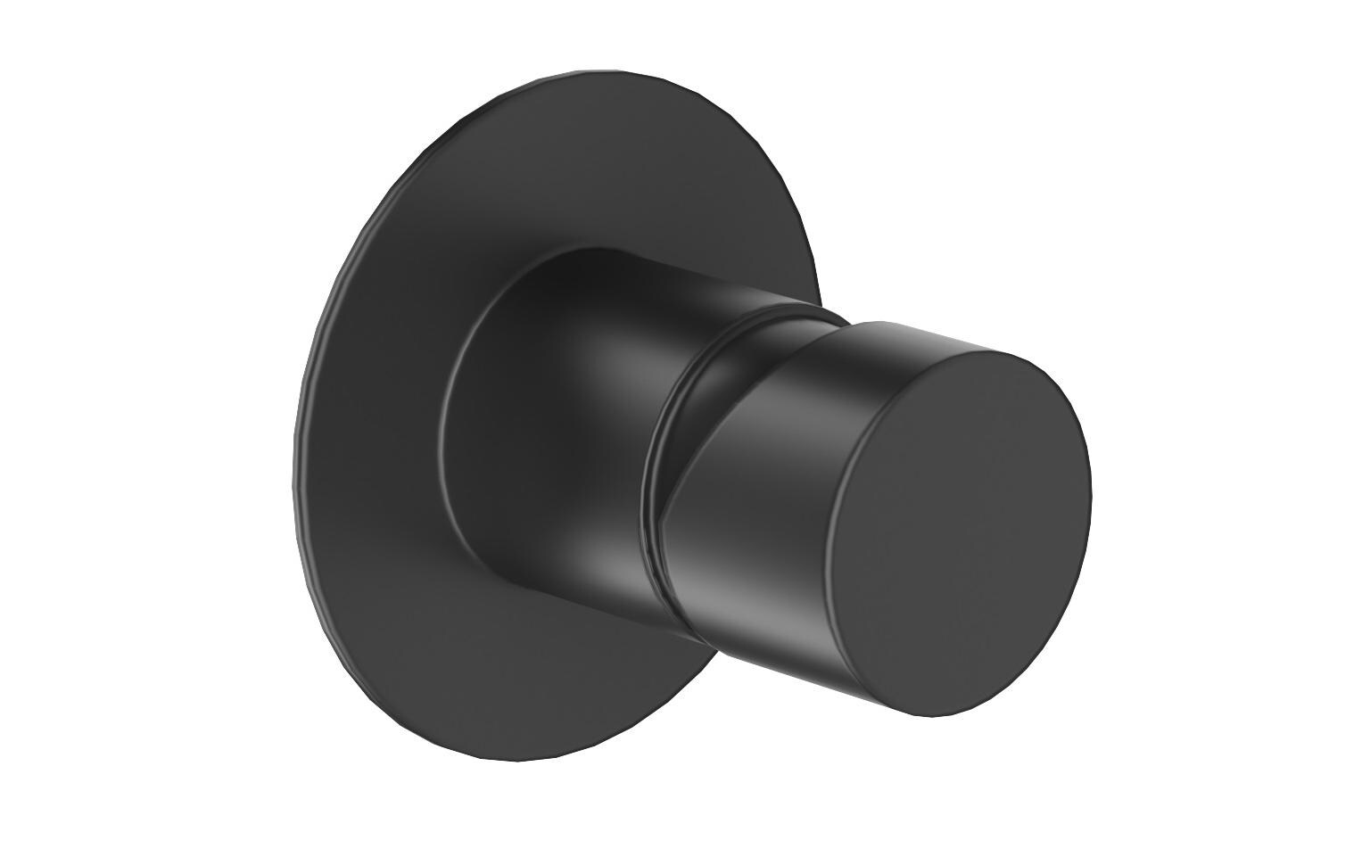 Duscharmatur ONE-B EHM, Unterputz, Schwarz matt<br>Hochwertige Designer Einhebelmischer Unterputz-Brausebatterie