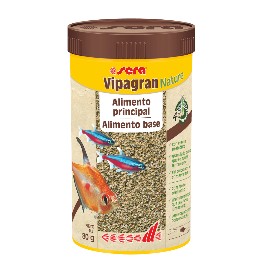 Grânulos Sera Vipagran para Peixes