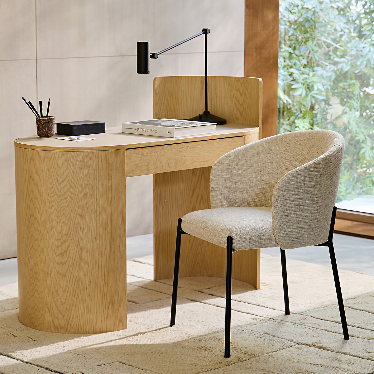 AM.PM<br>Mesa e cadeira em tecido com estampa Kinna