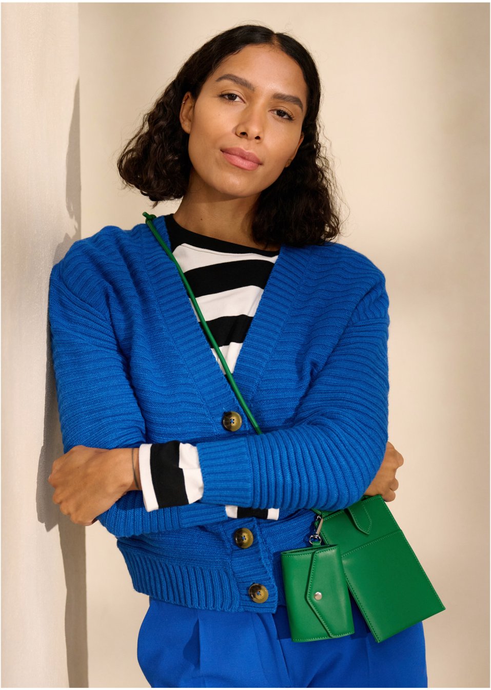 Gilet en maille cropped