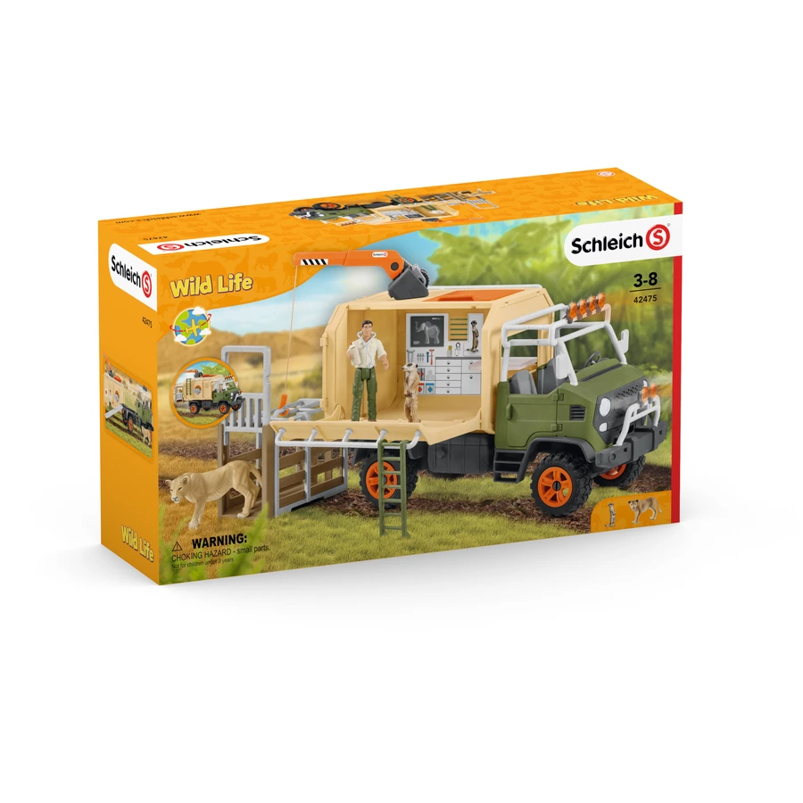 schleich® Großer Truck Tierrettung 42475