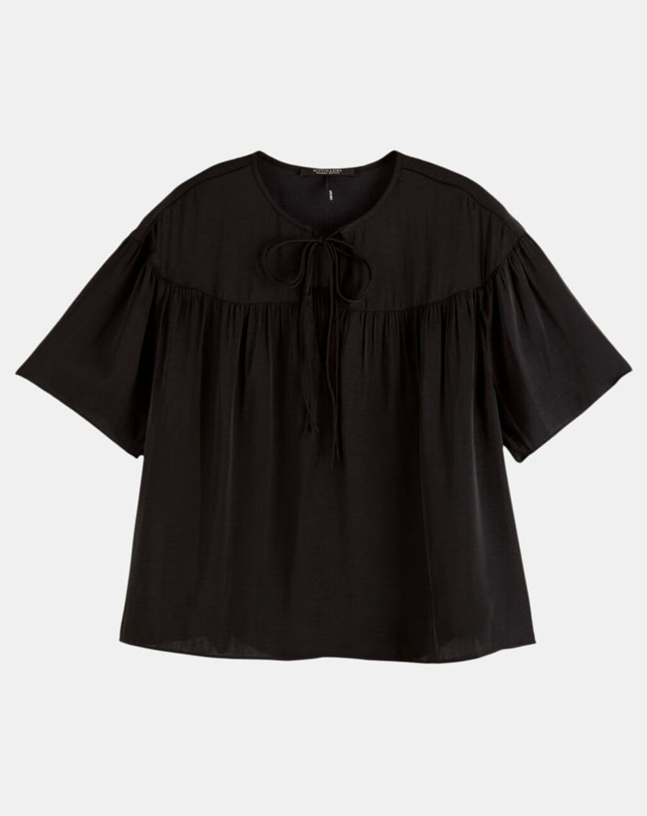 Scotch & Soda Blouse Lacet noire