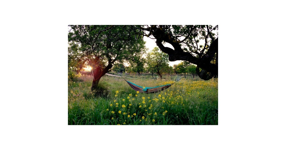AmazonasSilk Traveller XL Mountain hangmat  (Bruin/turquoise)