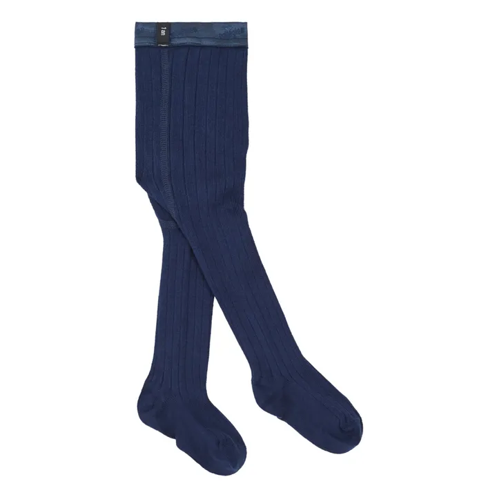 Collégien Collants Louise | Bleu marine