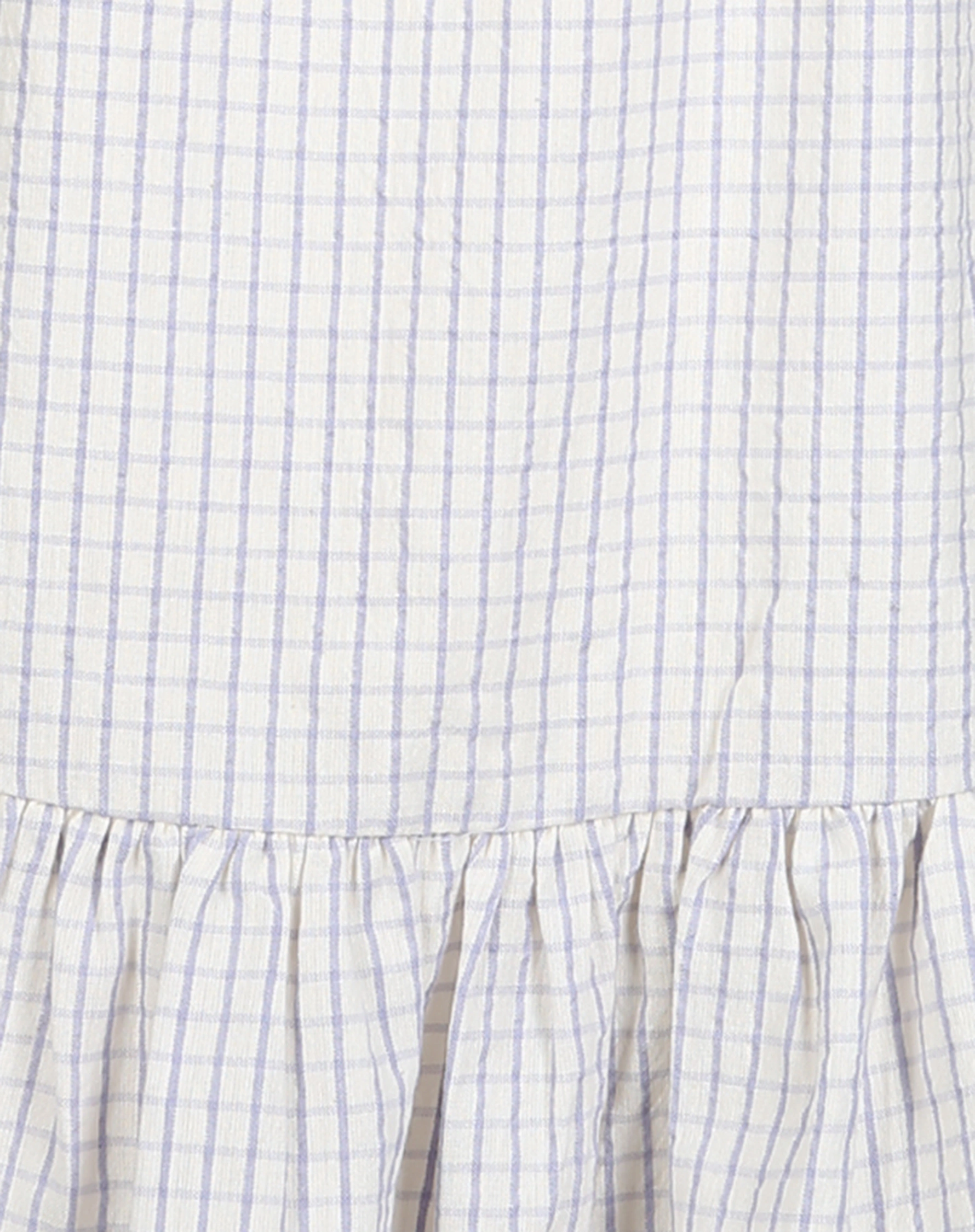 Kurzarmkleid CHECK in eggnog