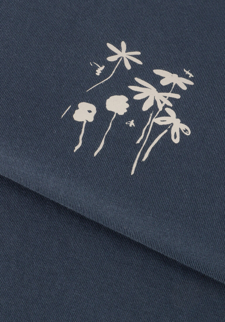 donkerblauwe forét t-shirt flora t-shirt