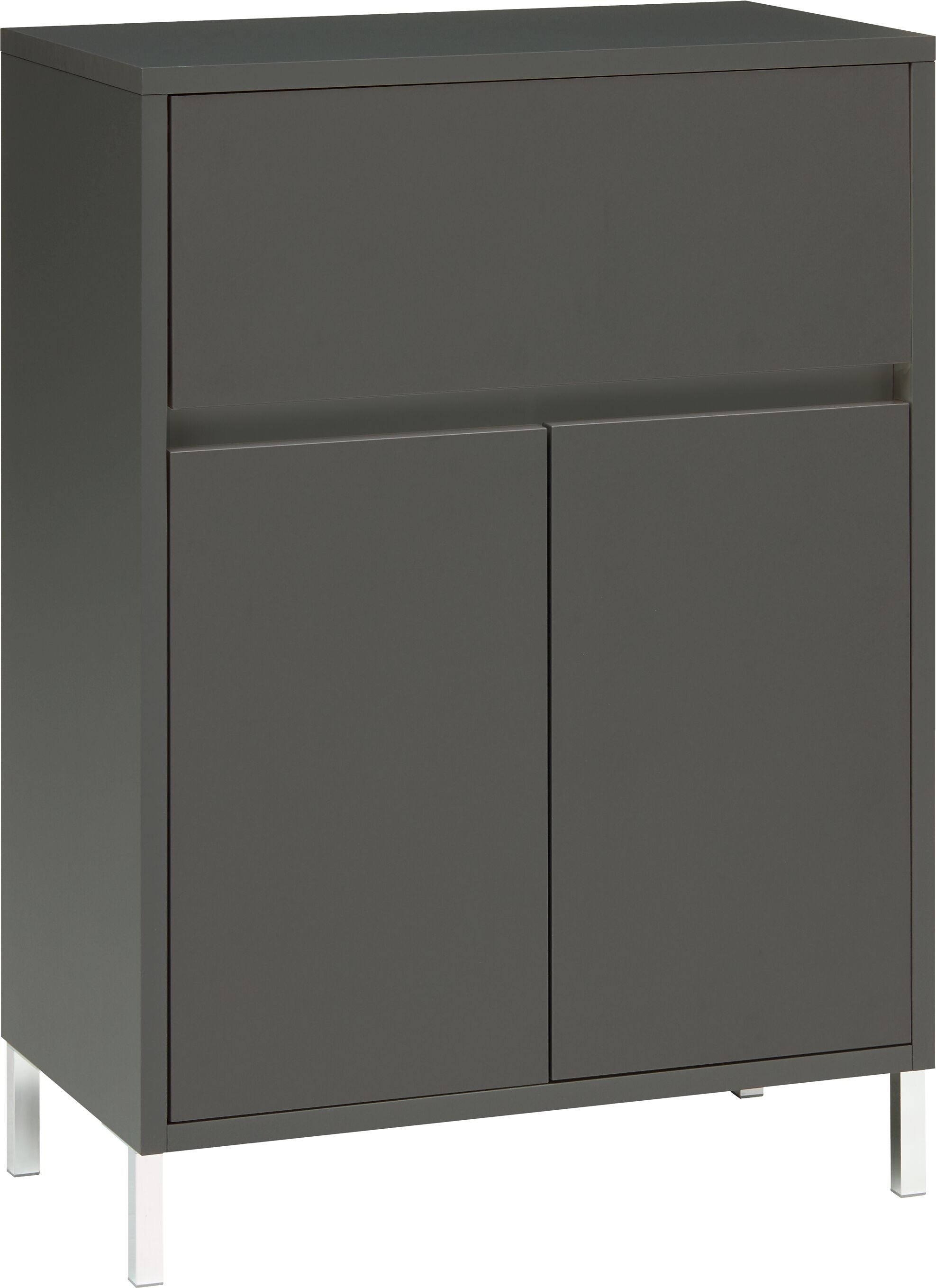 SIERRA Beistellmöbel - Anthrazit / B: 60.0 cm x T: 35.0 cm x H: 84.3 cm