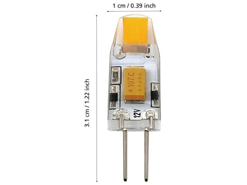 EGLO Leuchten Lampe 1.2 W G4 Warmweiss LED-Glühbirne