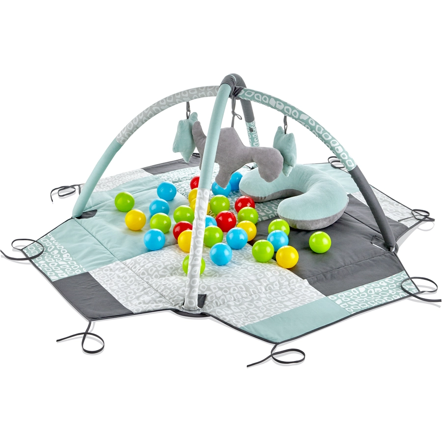 babyGO - Spielmatte mit Bällen grün