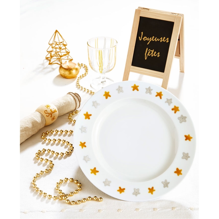 Lot de 2 craies liquides argent + or