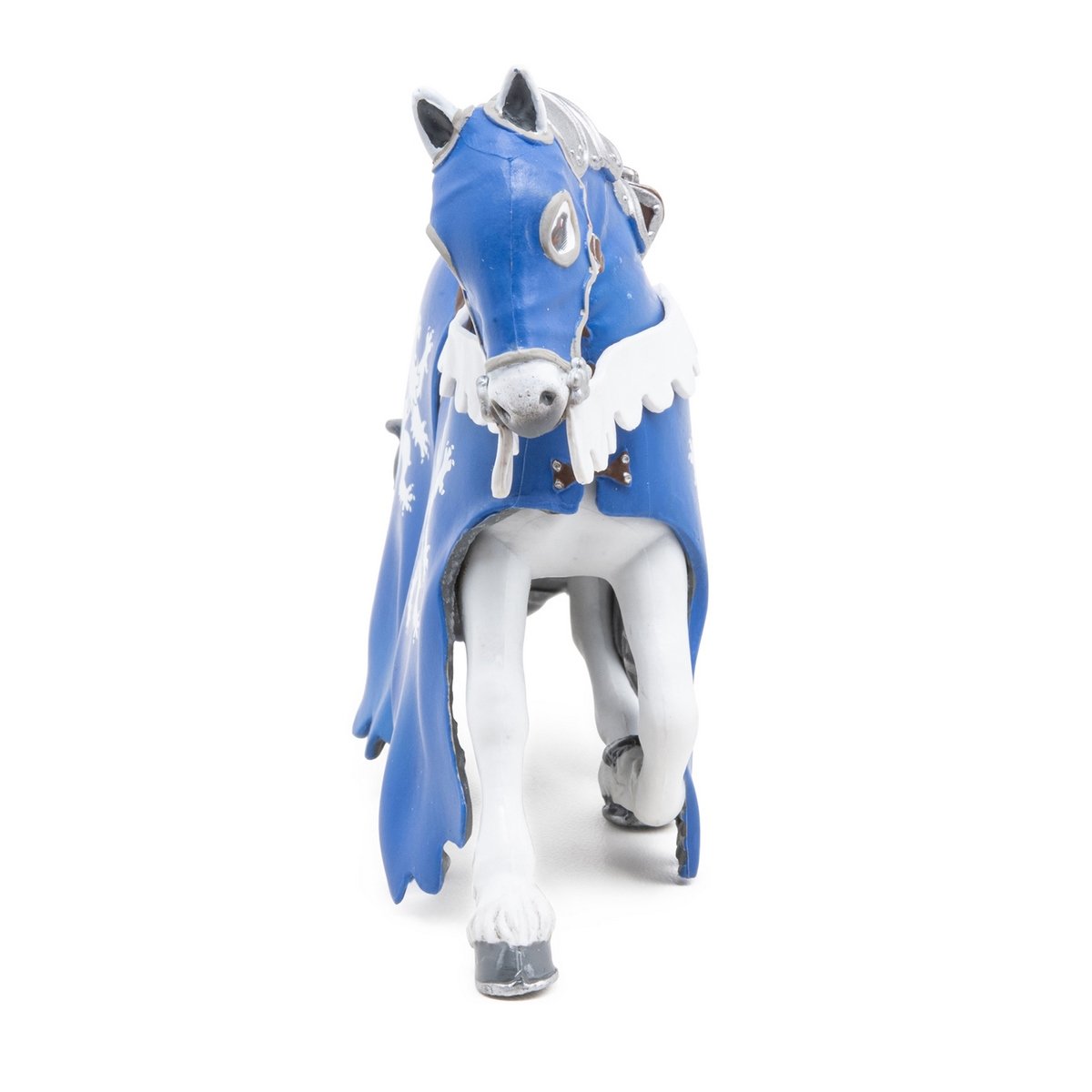 Cheval du chevalier lion à la lance