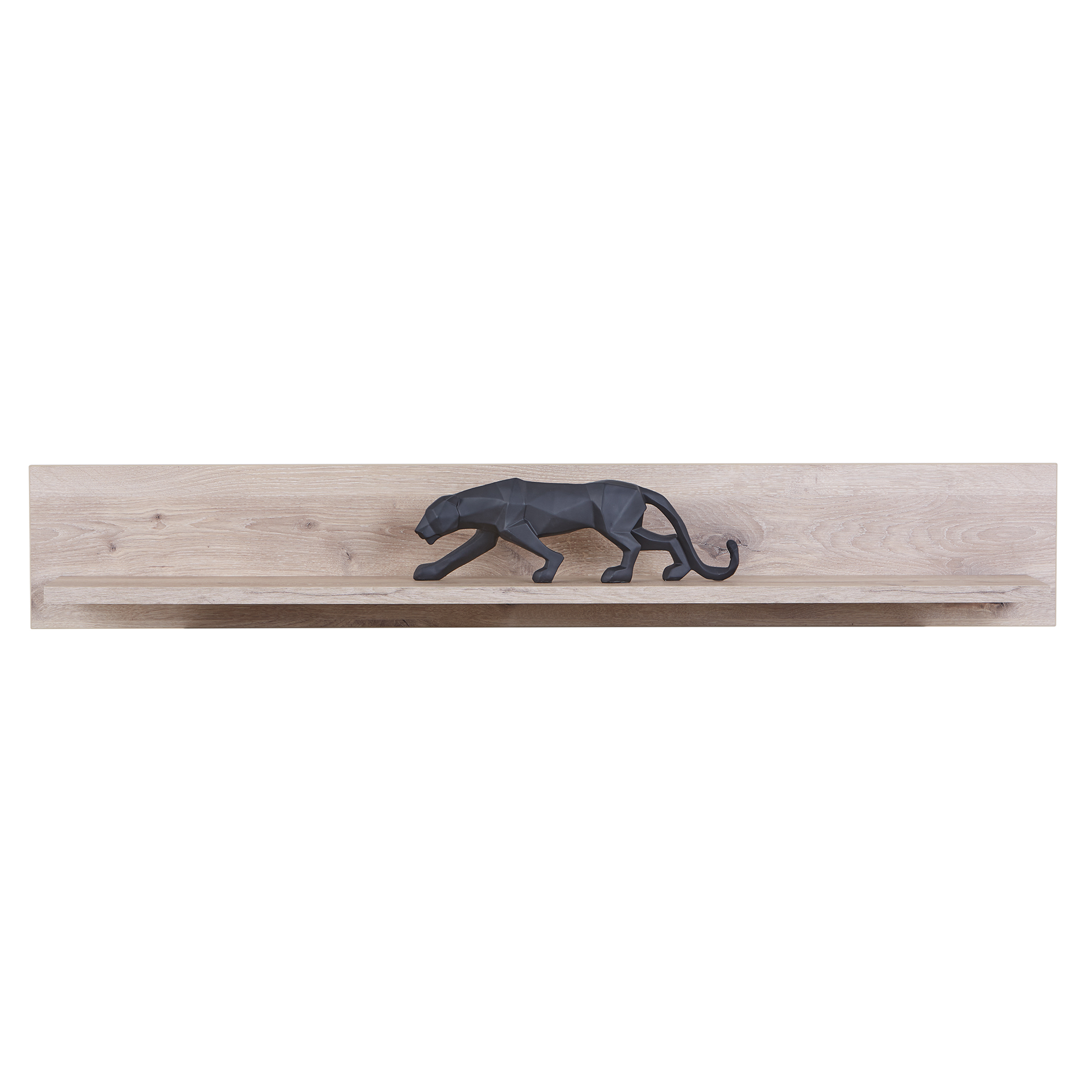 Wandregal DYNAMIC - Nox Oak-hellgrau - 138 cm