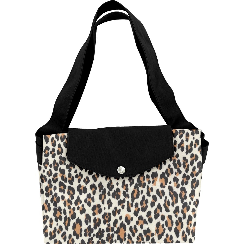 Grand Sac Cabas En Tissu Leopard