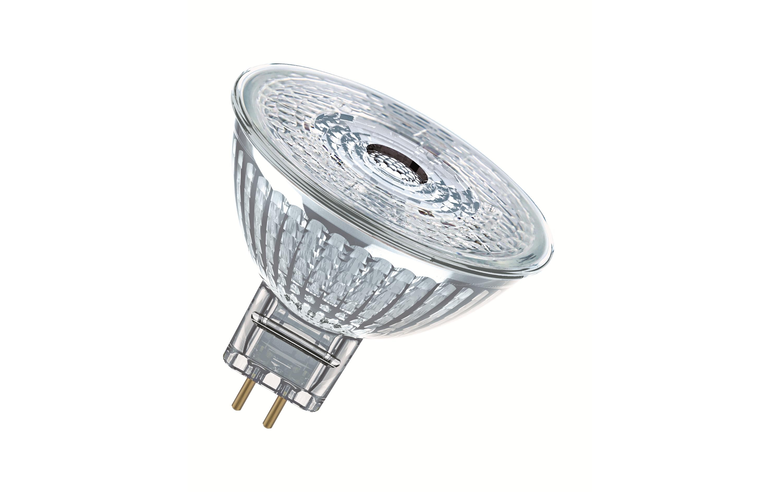 Lampe Star Mr 16 36 °, 3.8W, GU5.3, Warmweiss, 2 StückNiedervolt-LED-Reflektorlampen MR16 mit Retrofit-Stecksockel