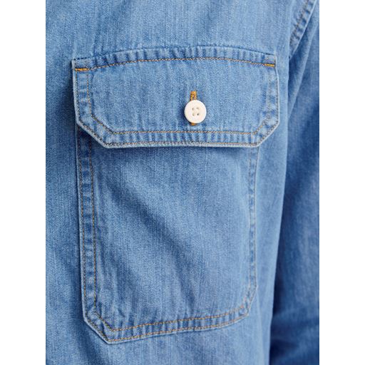 Jack&Jones Travis Skjorte, Light Blue Denim, XL