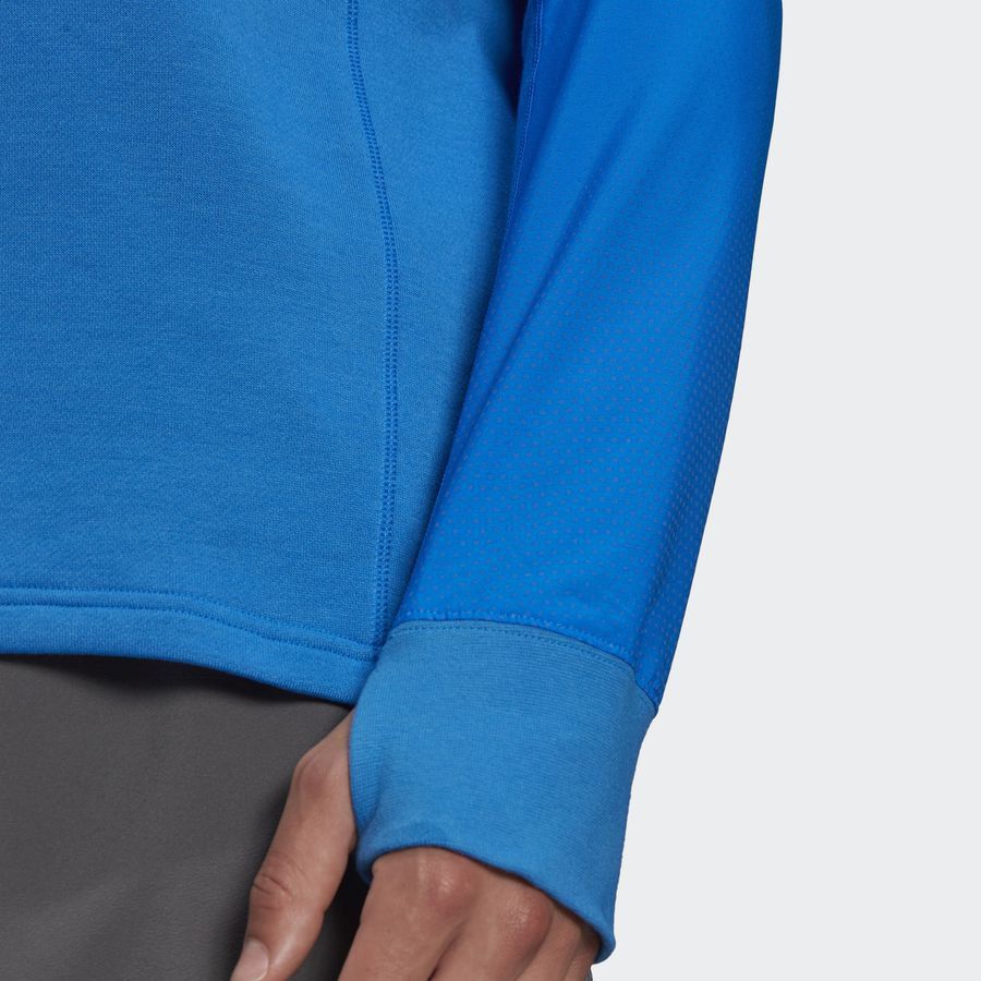 adidas Haut Running Fast Reflective - Bleu/Argenté