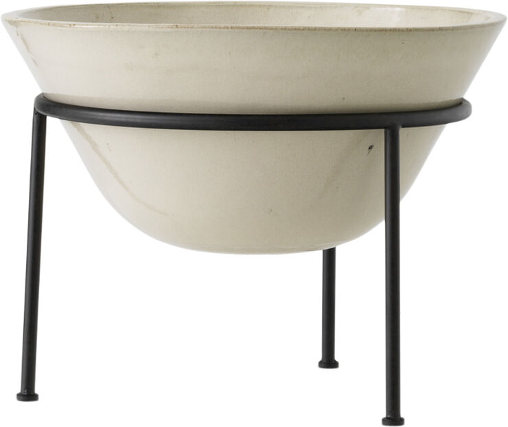Audo Copenhagen Daiza Planter, H37/Ø48, Ivory