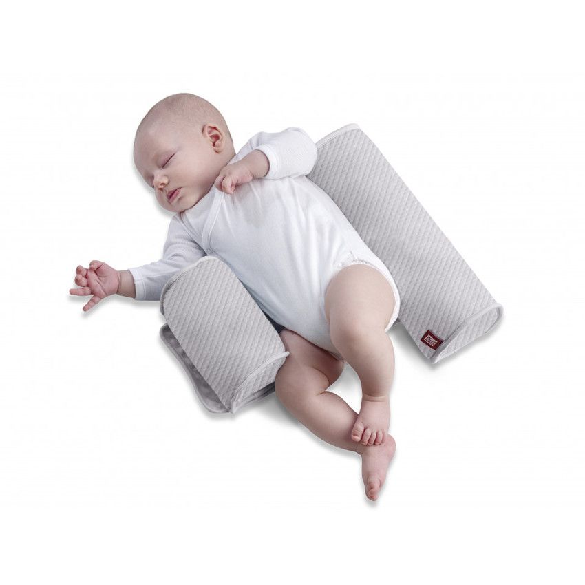 Cale-bébé Bébécal Gris perle - Ecru