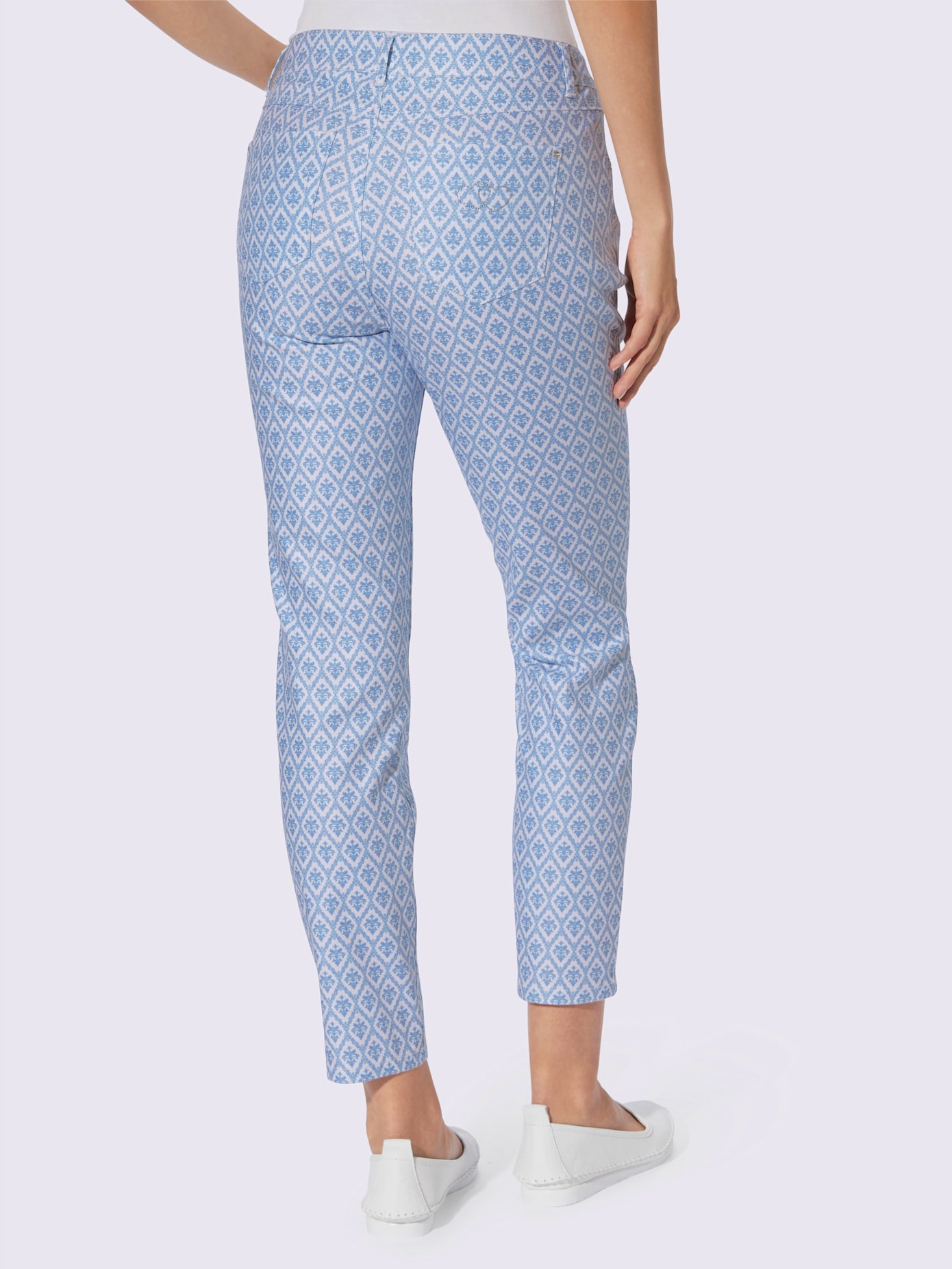 Pantalon imprimé qualité coton doux sur la peau