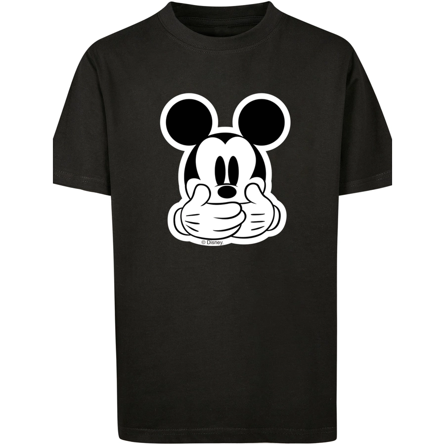 F4NT4STIC T-Shirt  Micky Maus Don’t Speak schwarz
