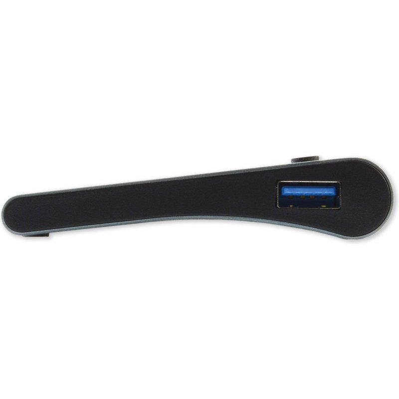 MCL MD1A99AZZUSB3C568 hub & concentrateur USB Type-C 5000 Mbit/s Aluminium