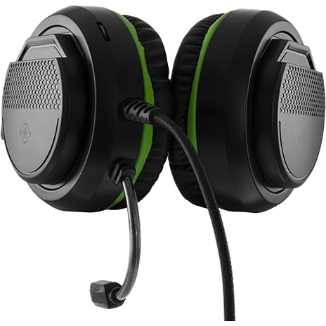 Deltaco-G Gaming Headset for Xbox Series S/X - sort/grøn