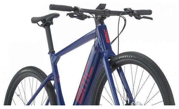 Vélo Fitness Électrique BMC Alpenchallenge AMP AL One Shimano Deore 11V 625 Wh 700 mm Bleu Ultramarine