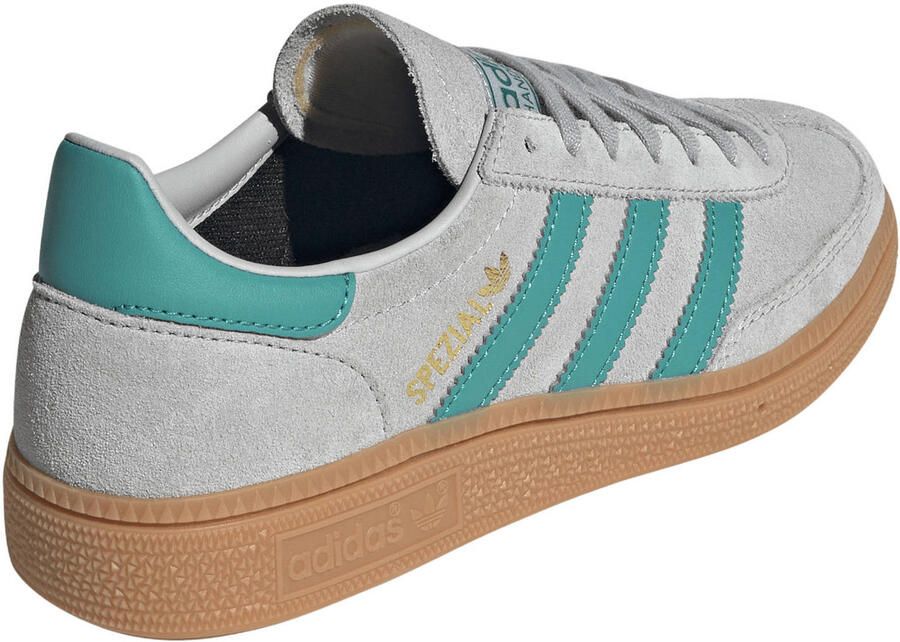 Adidas Originals Handball Spezial suède sneakers lichtgrijs groen