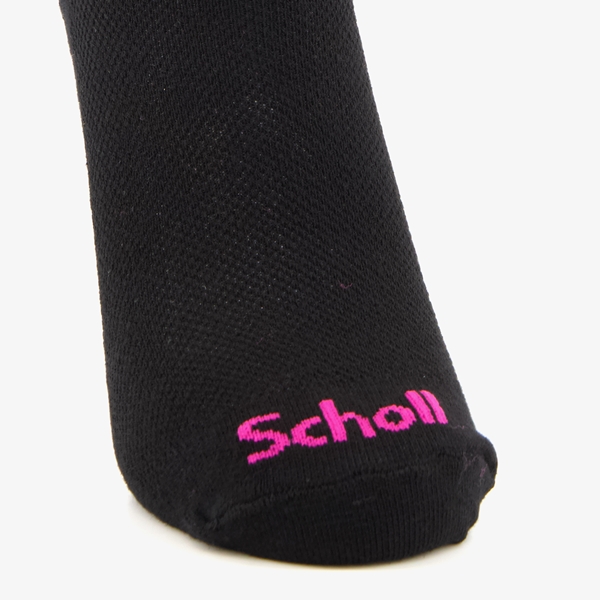 Scholl 1 paar halfhoge diabetes dames sokken zwart