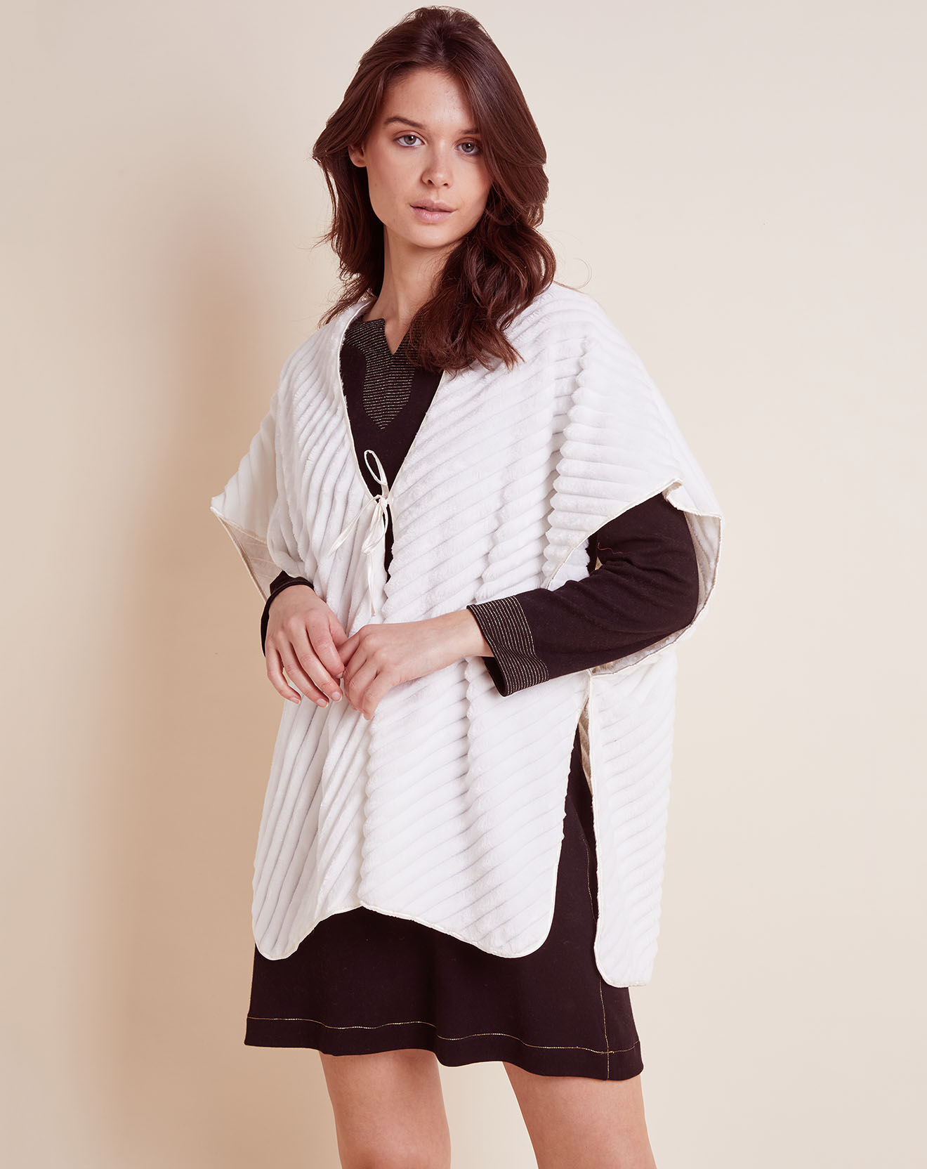 Le Chat Poncho Essentiel écru