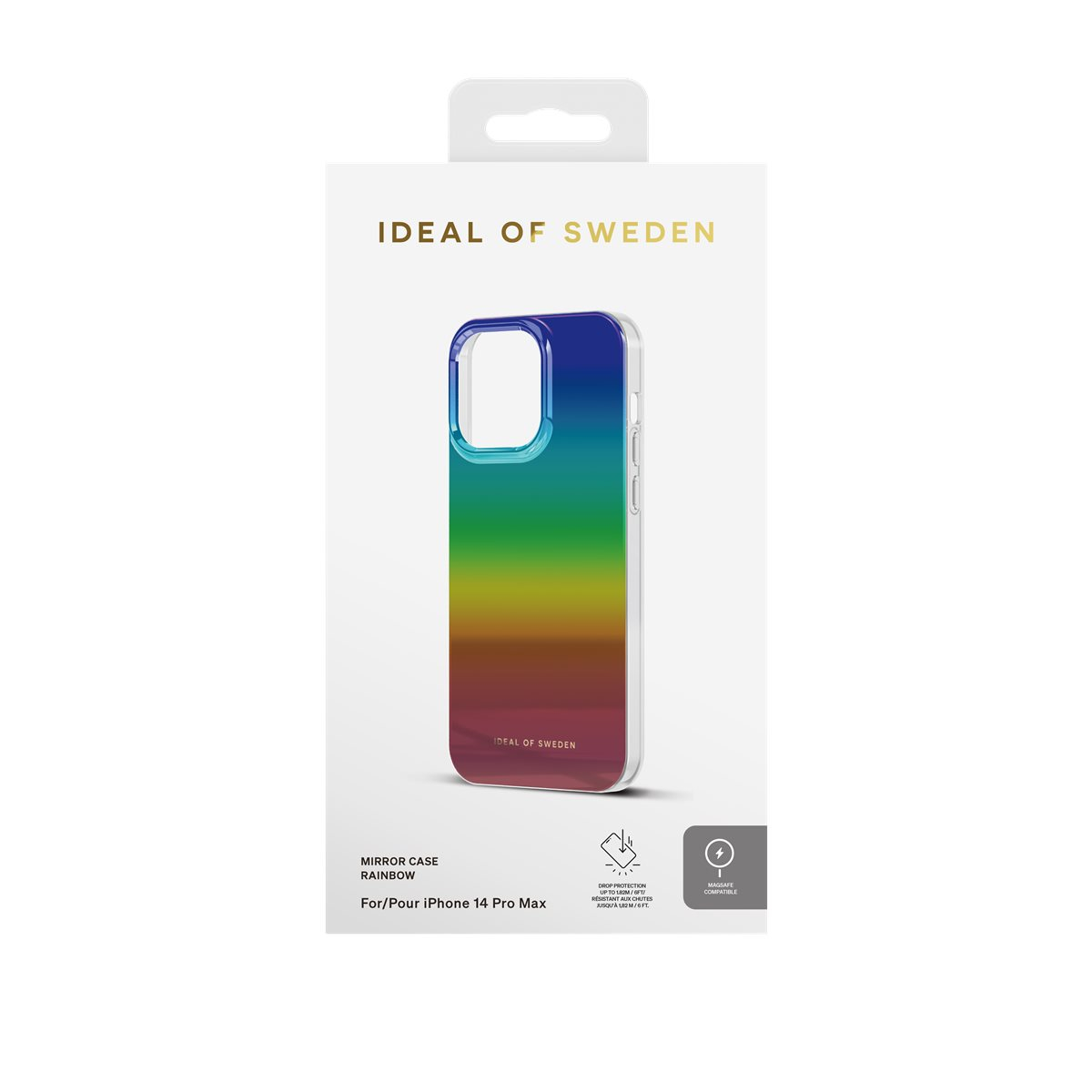 iPhone 14 Pro Max MagSafe Hardcase Hülle Mirror Case Recycled (IDMRCMS-I2267P-513) - Rainbow