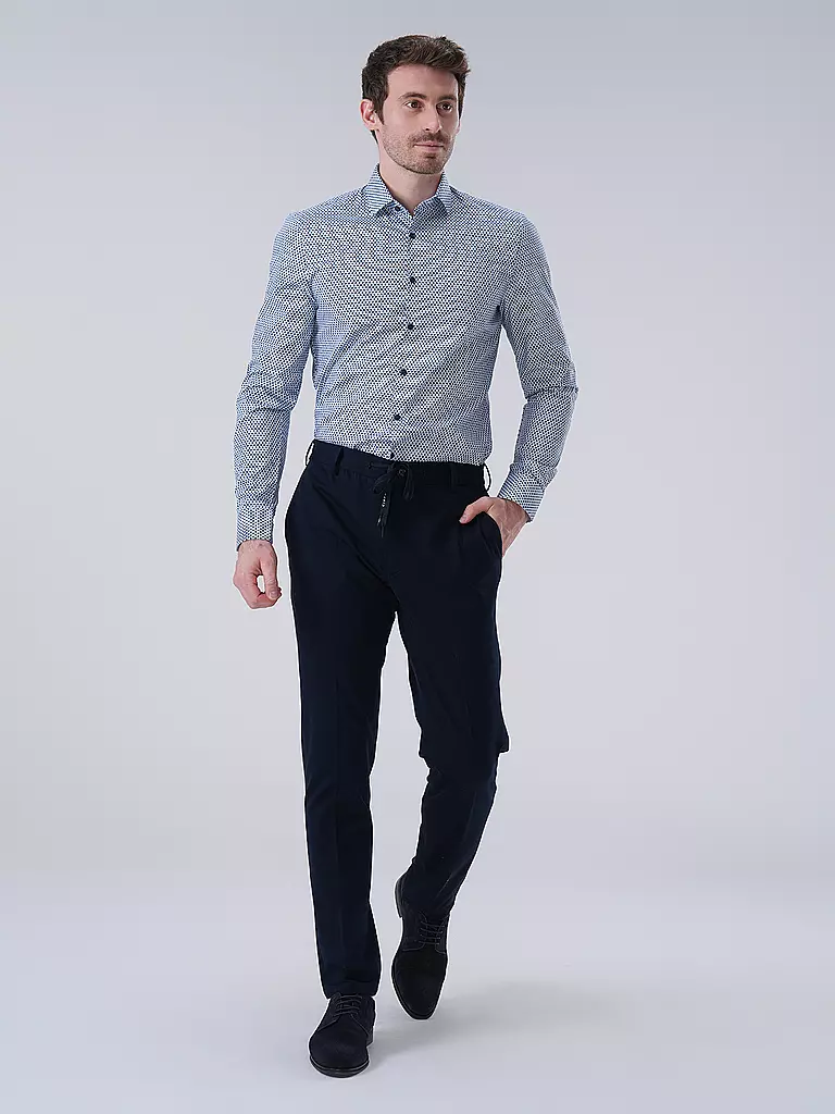 OLYMP NO.6 Hemd Super Slim dunkelblau