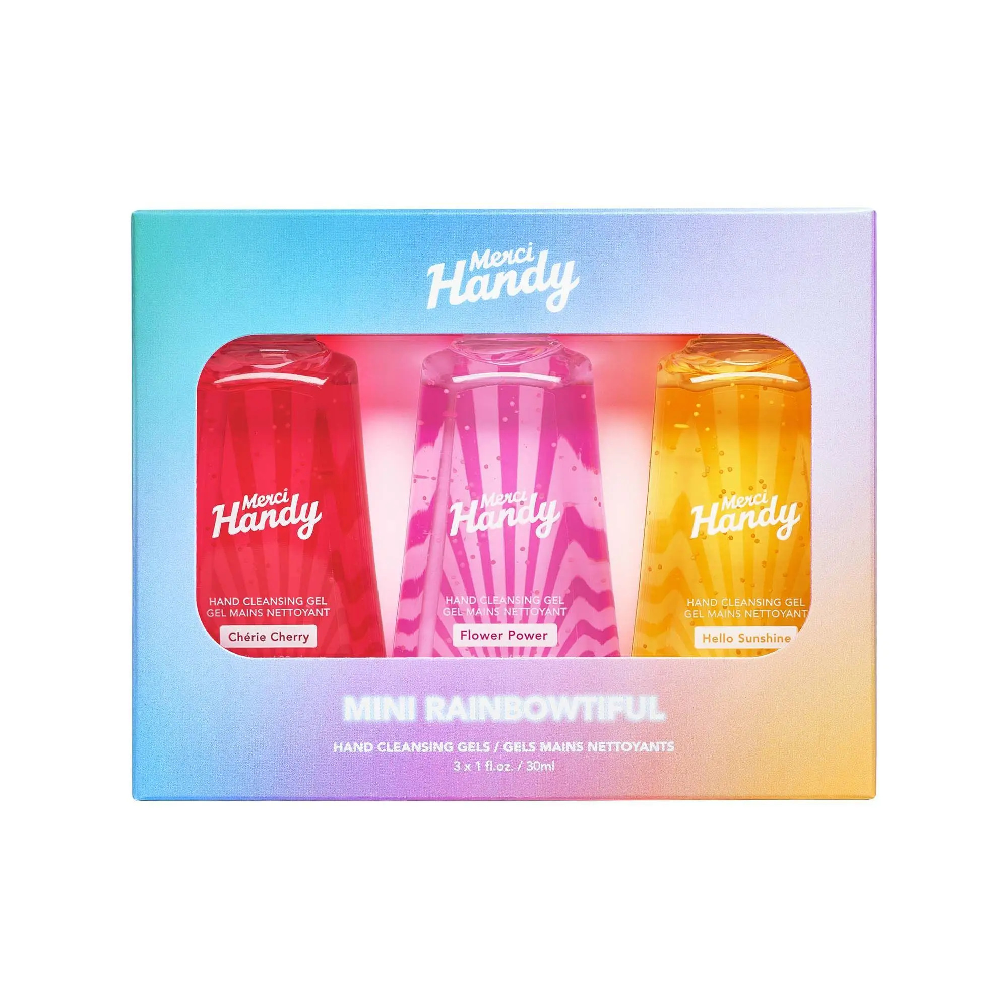 Merci Handy - Kit 3 gels mains nettoyants Soin des mains 3 x 30ml - Mains