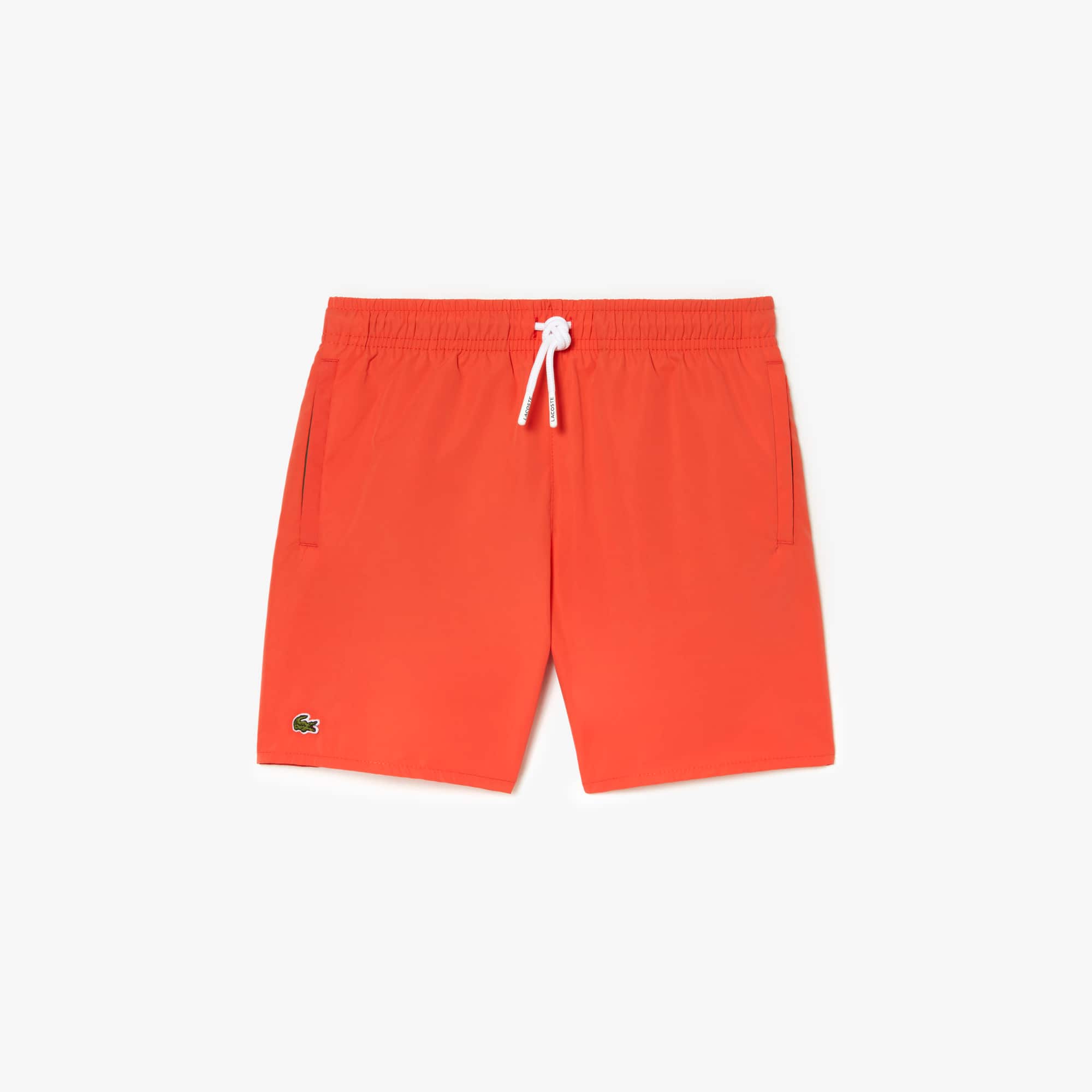 Short de bain Garçon uni à séchage rapide Maillots De Bain - Orange - Lacoste - Garçon