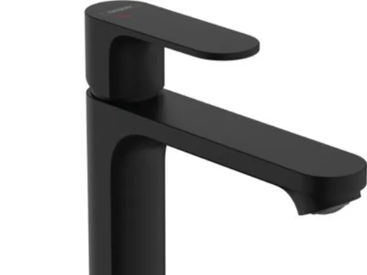 hansGrohe Rebris S 1-grebs håndvaskarmatur 110 CoolStart m/løft-op bv, mat sort